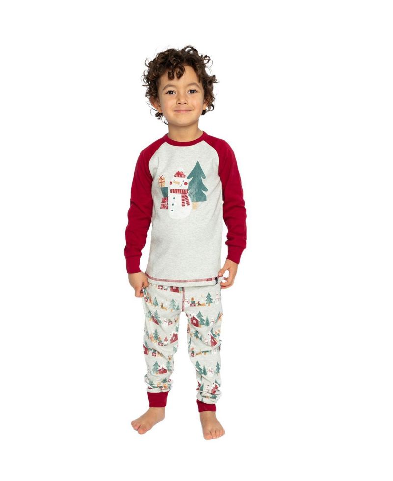 Little and Big Unisex (6-12) Cotton Two Piece Christmas Pajama Set