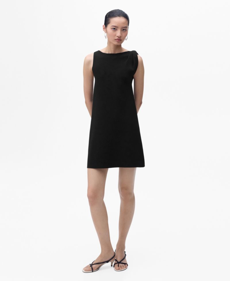 Women's Asymmetrical Knitted Dress