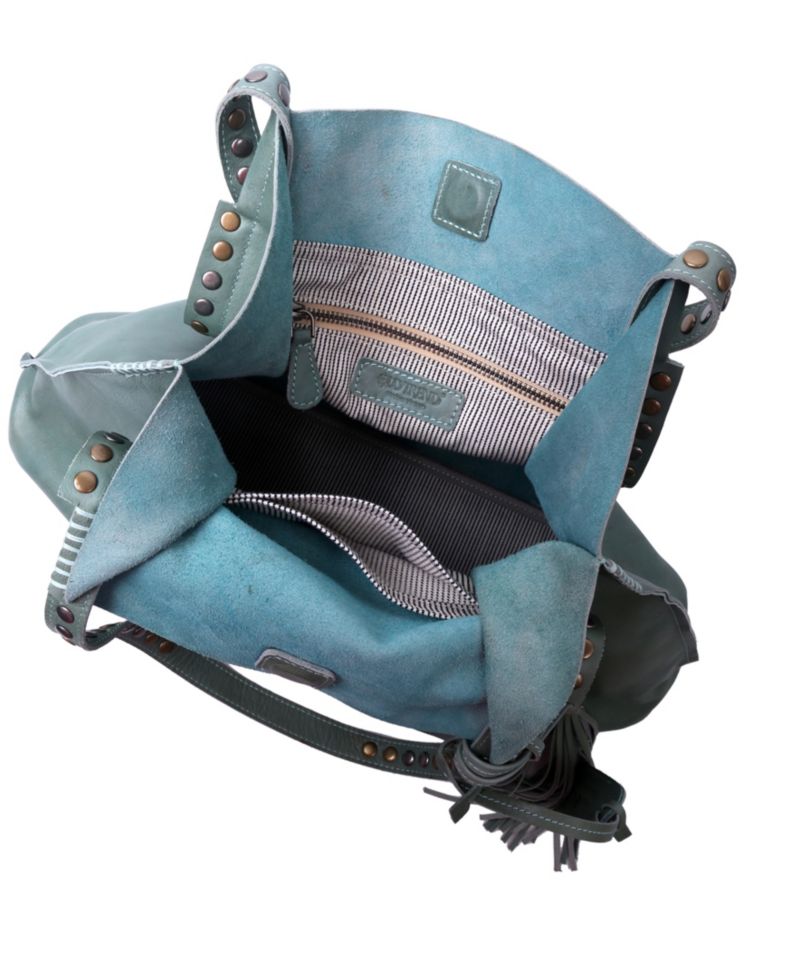 Birch Medium Leather Tote Bag