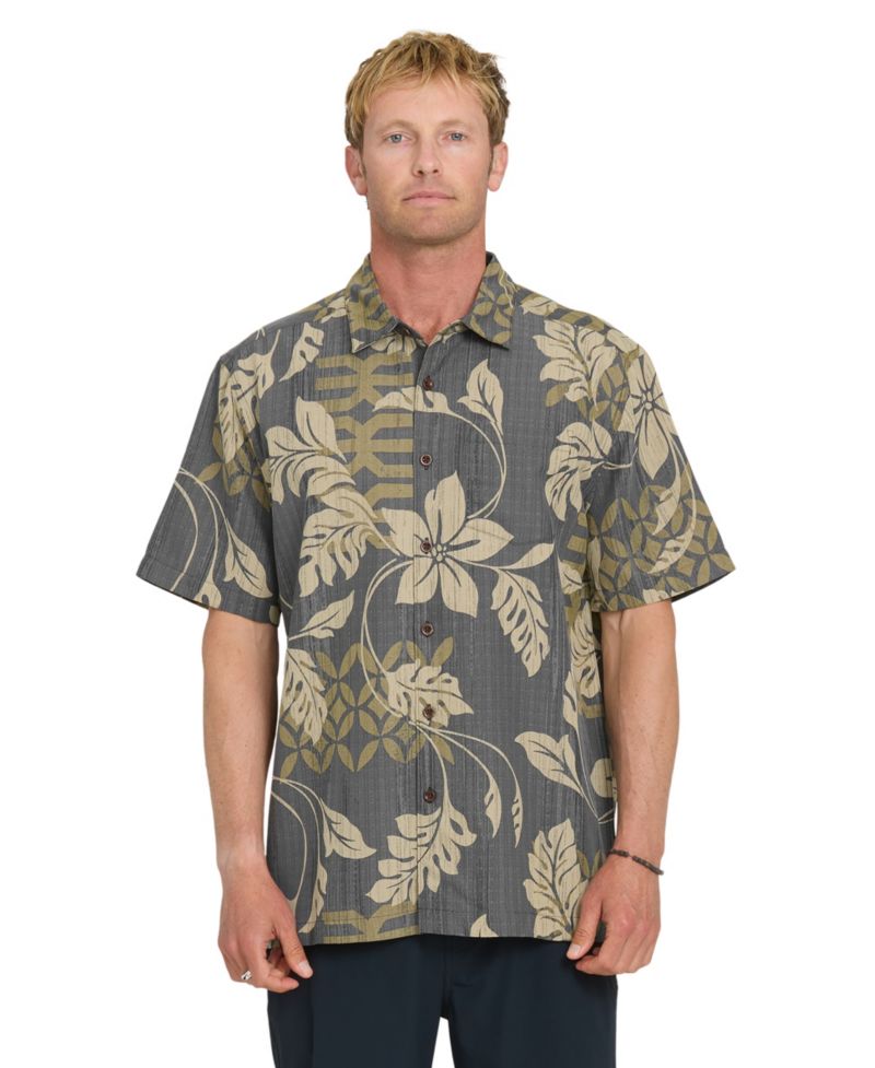 Quiksilver Men's Short-Sleeve Bloom Shirt