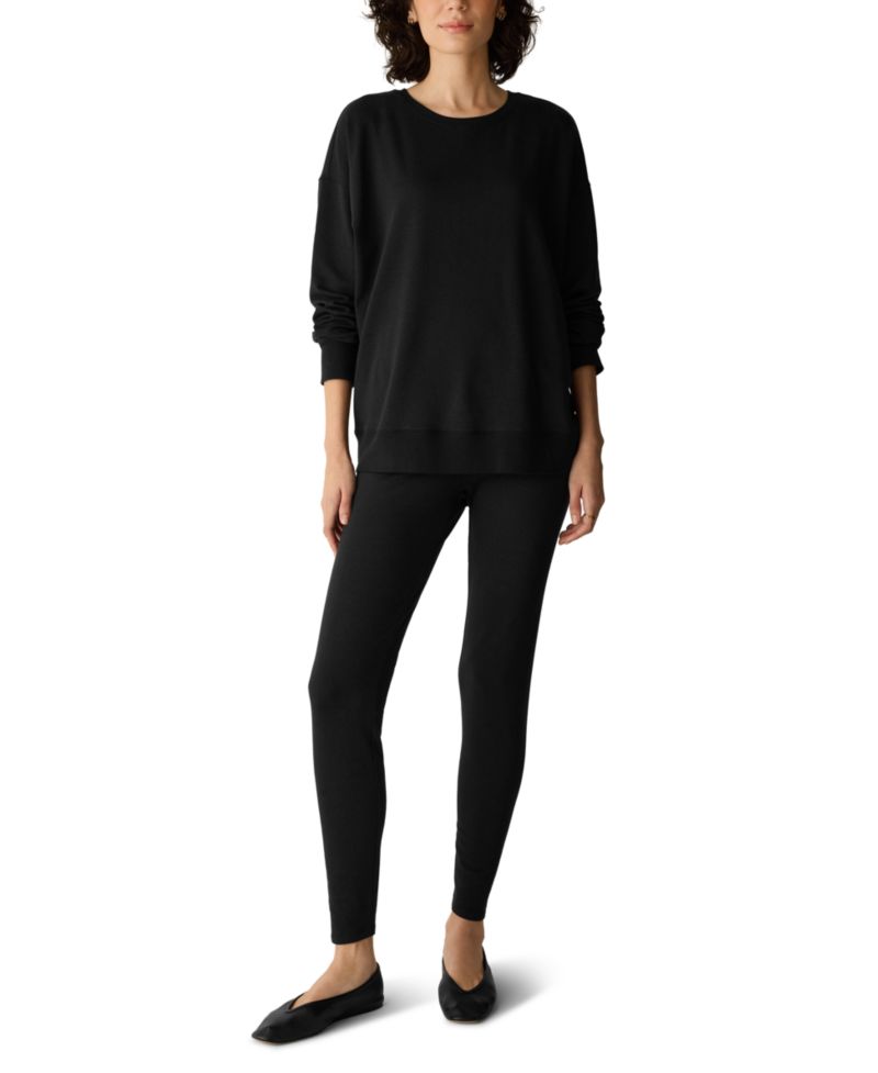 Women's Fleece-Lined High-Waisted Ankle Leggings