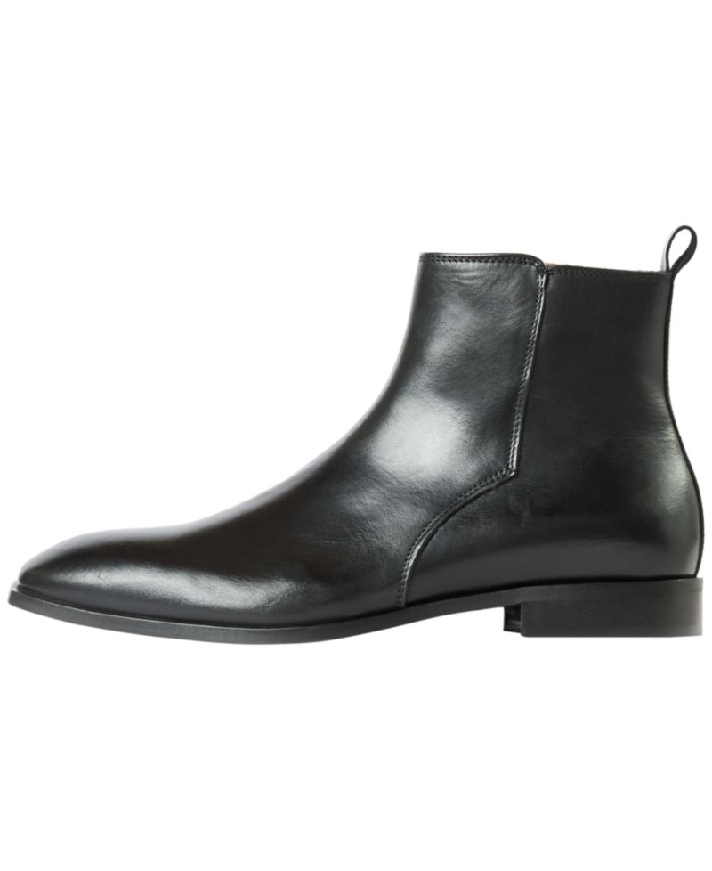 Men's Marce Side Zip Leather Boots