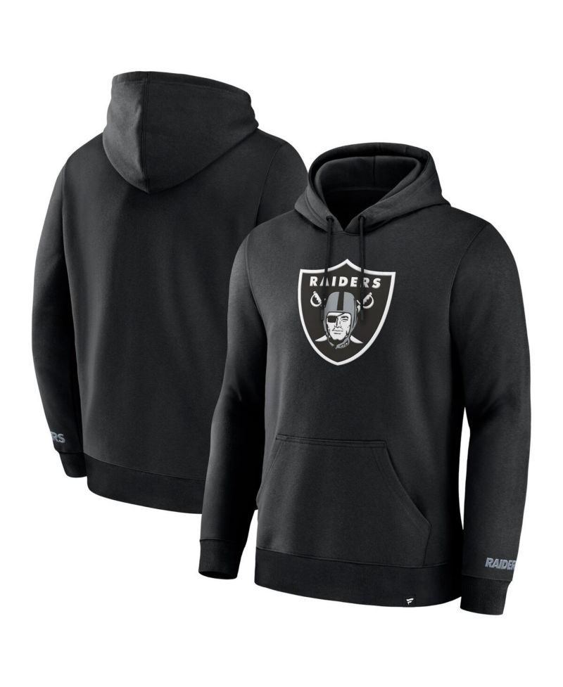 Men's Black Las Vegas Raiders Legacy Fleece Pullover Hoodie