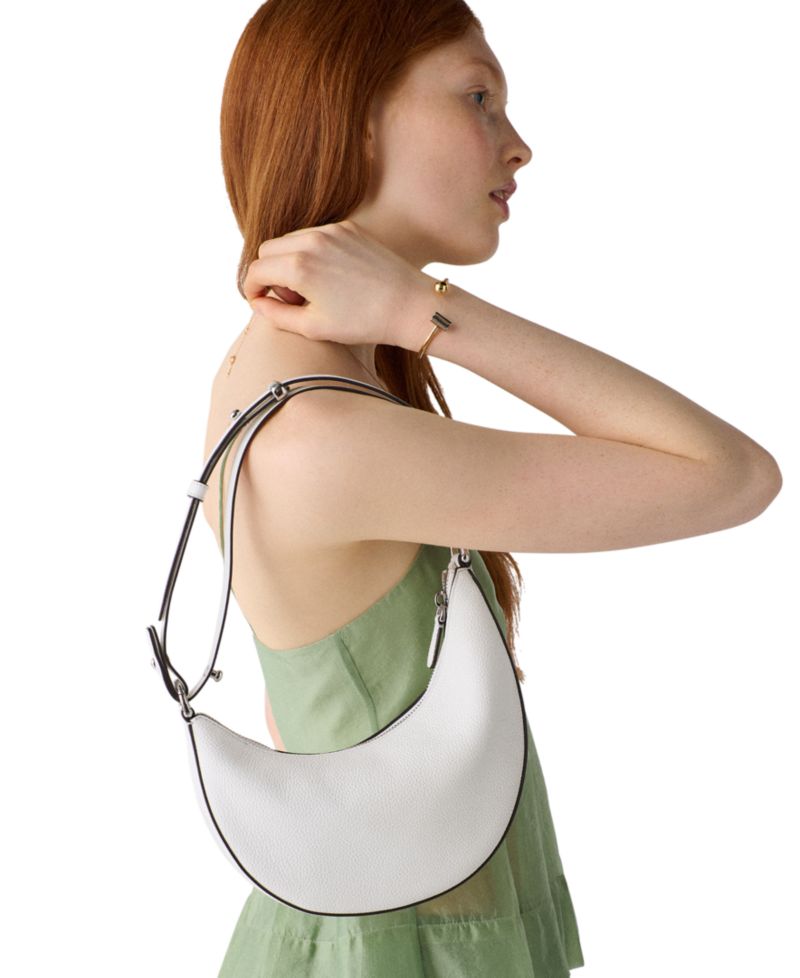 Duo Small Pebbled Leather Crossbody Bag