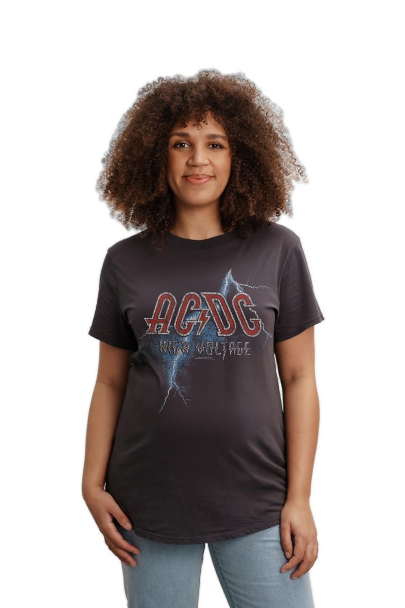 The Groove AC/DC Graphic Maternity Tee