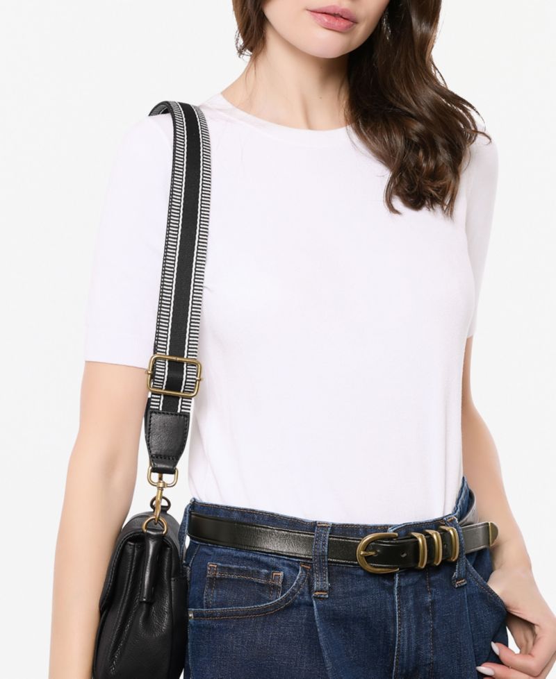 Striped Web Strap