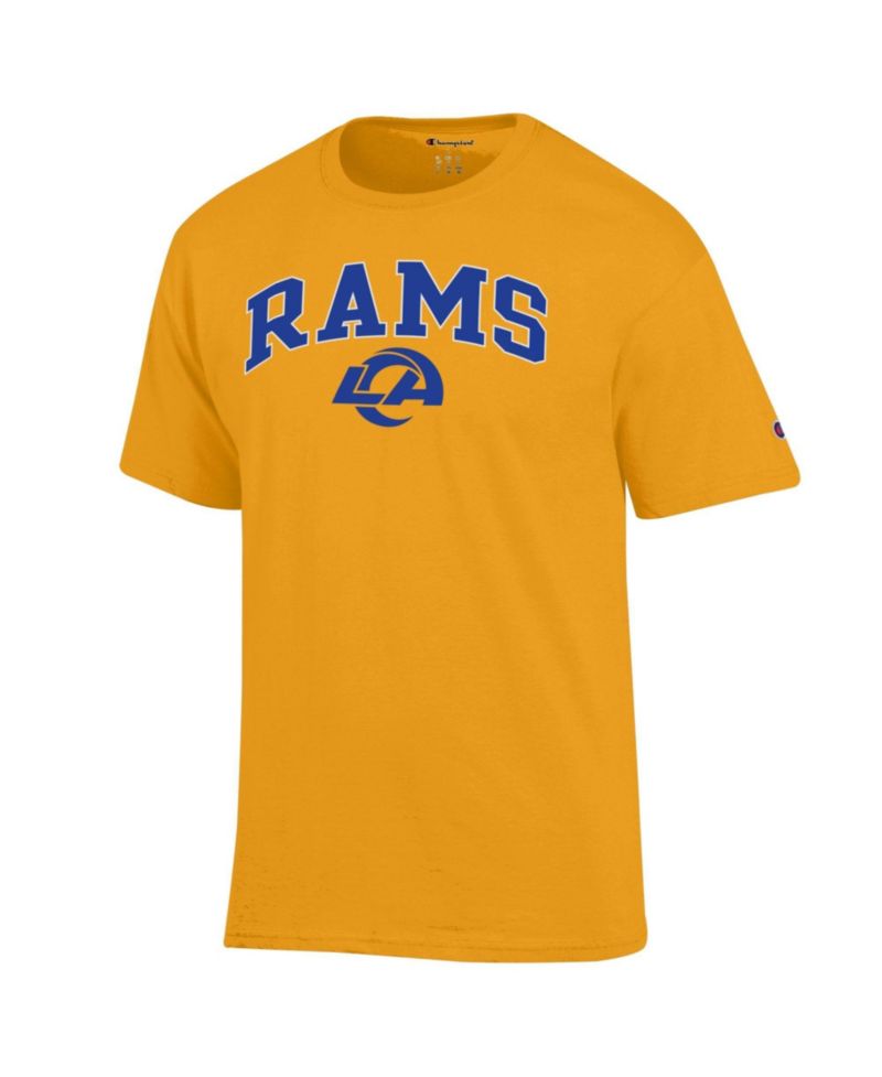 Men's Gold Los Angeles Rams Classic Sol Arch Over Logo T-Shirt