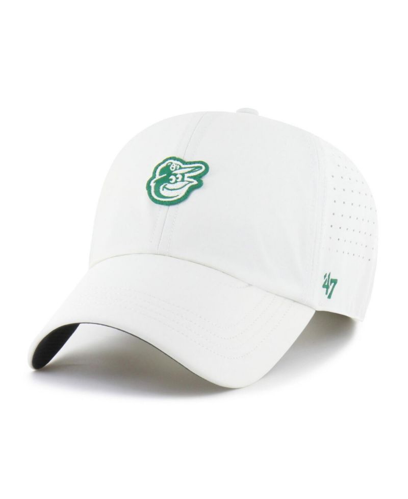 Men's White Baltimore Orioles Elevated Greens Clean Up Adjustable Hat