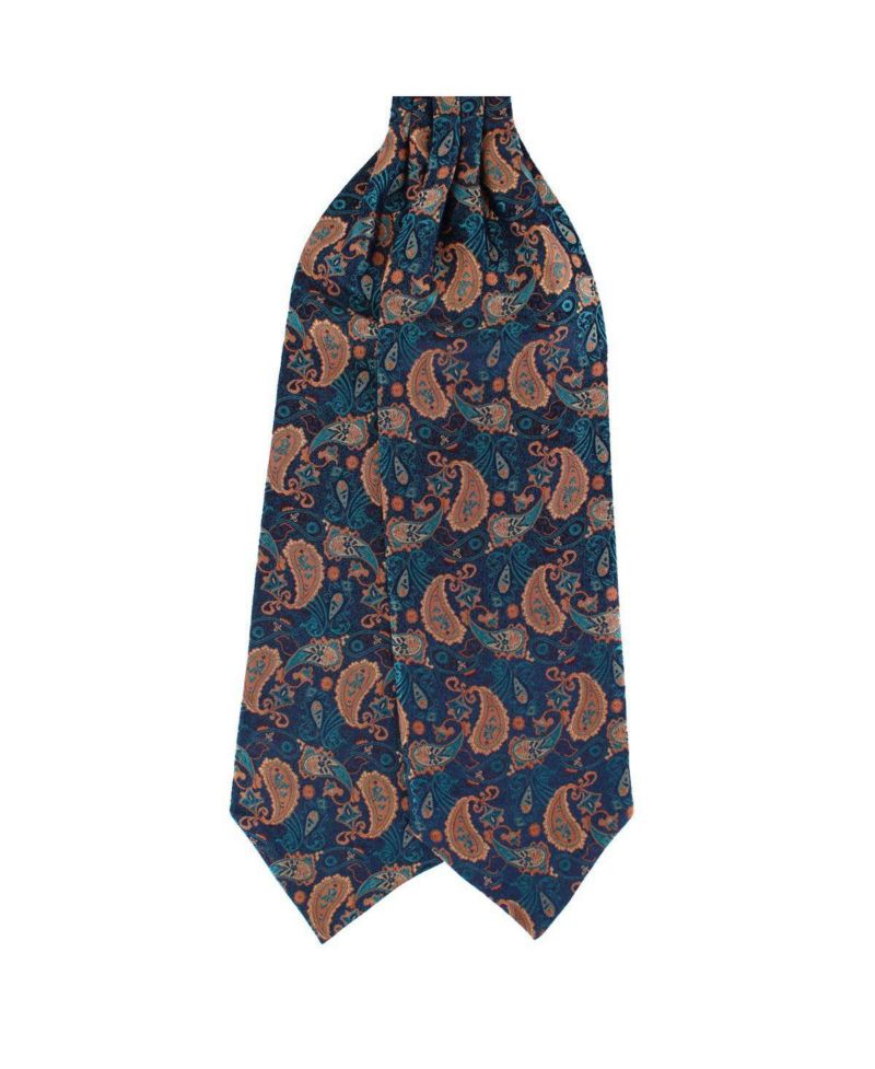 Men's The Prince Stately Paisley Silk Ascot