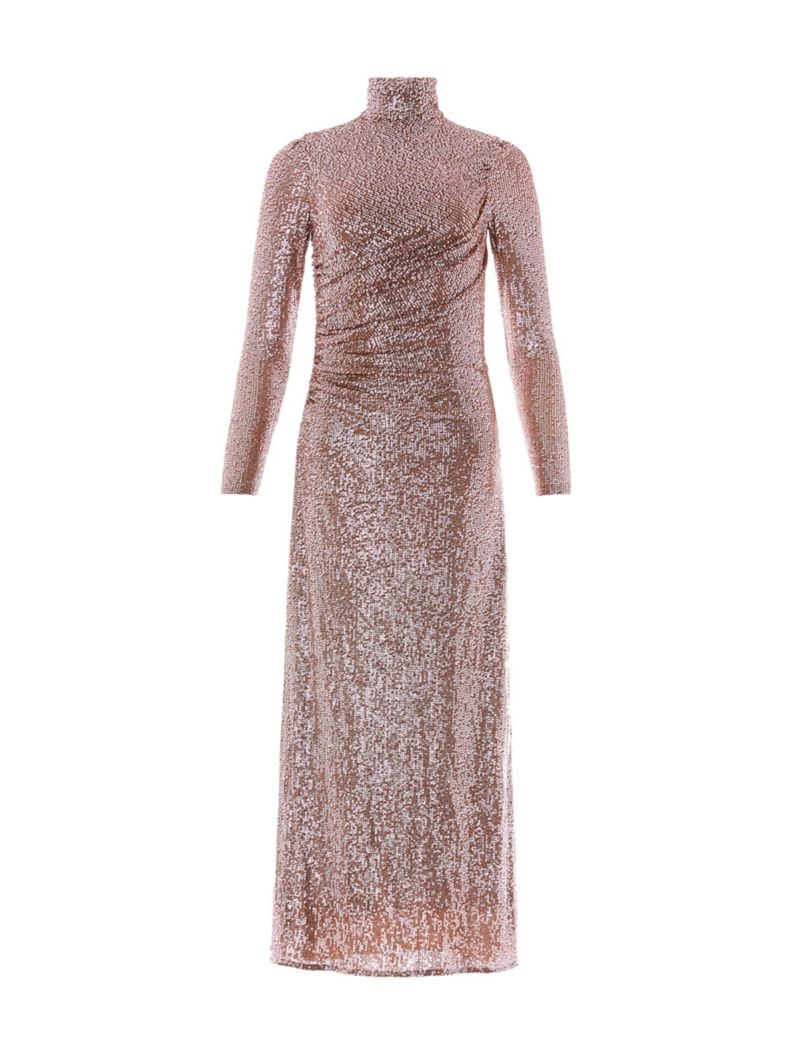 Women's Malia Sequin Turtleneck Gown