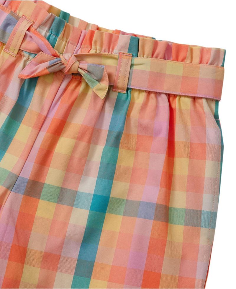 Girls Belted Woven Pull On Shorts