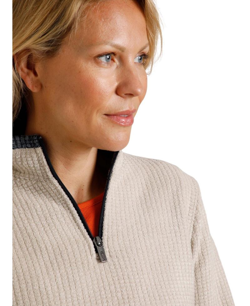Women's Beye 1/4 Zip Grid Fleece
