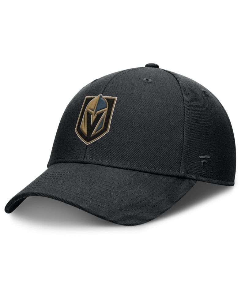 Men's Black Vegas Golden Knights Force Adjustable Hat