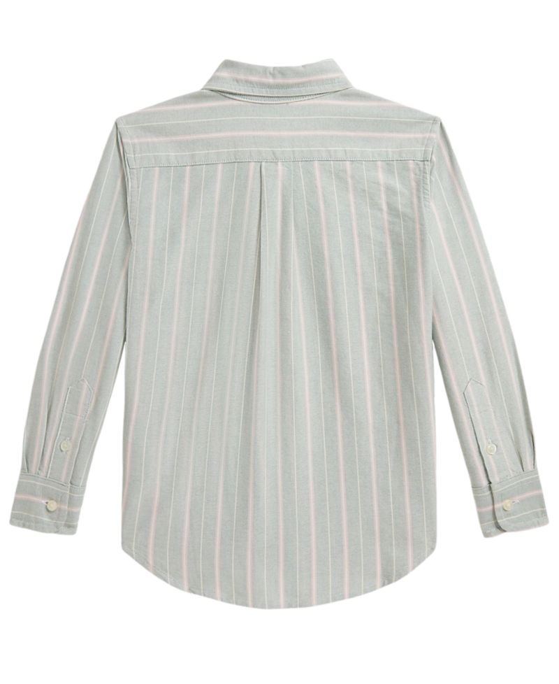 Boys' 2T-7 Striped Long-Sleeve Oxford Shirt