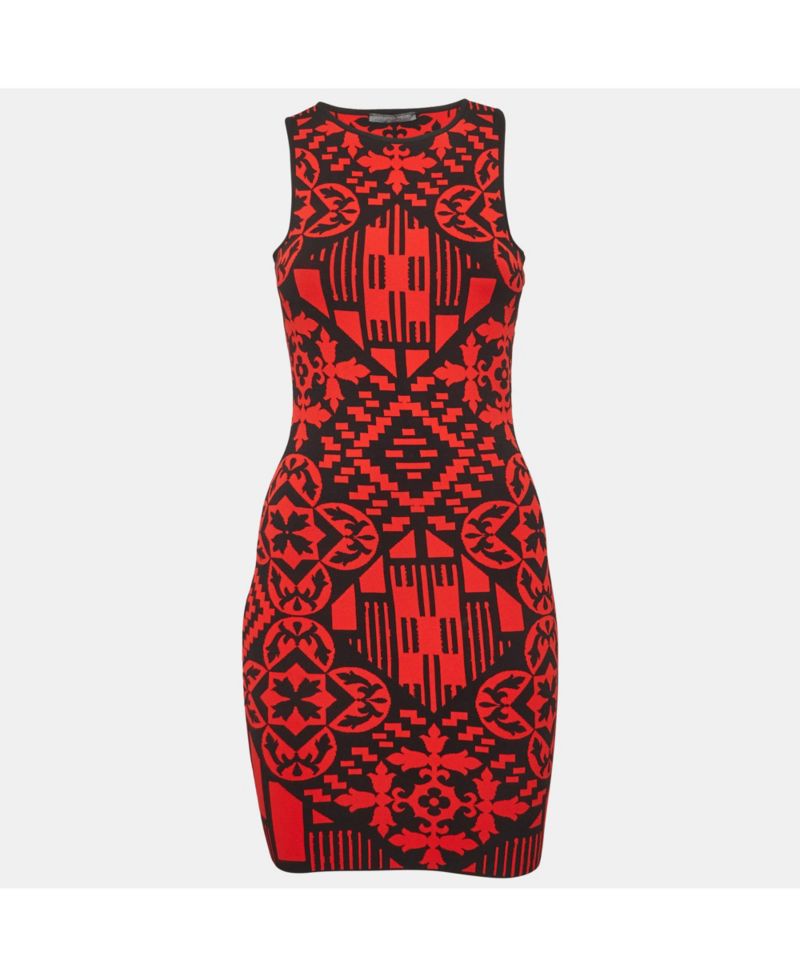 Women's Jacquard Knit Sheath Dress