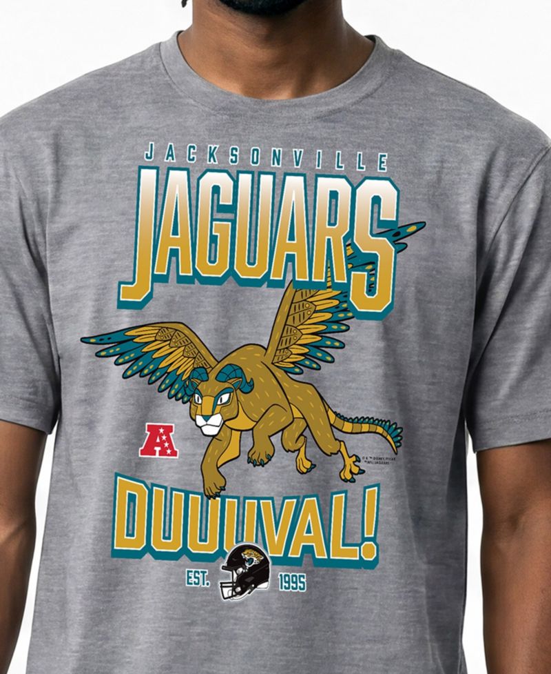 Men's Gray Jacksonville Jaguars Disney X Champion All Star T-Shirt