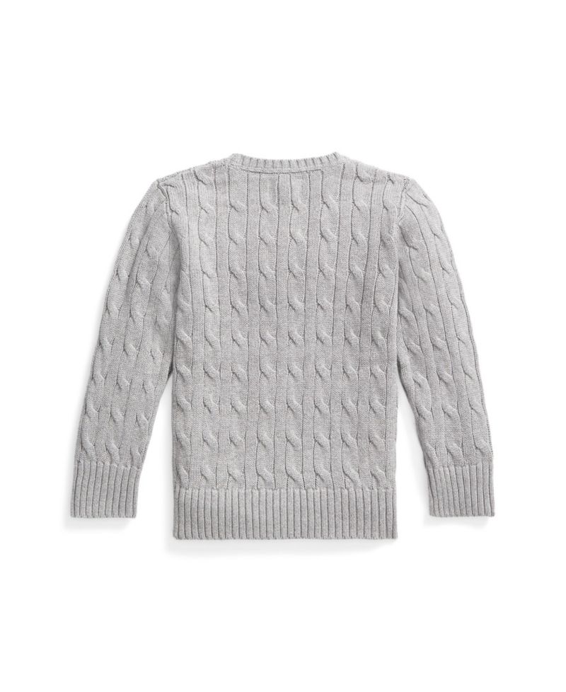 Boys' 8-20 Cable-Knit Cotton Sweater