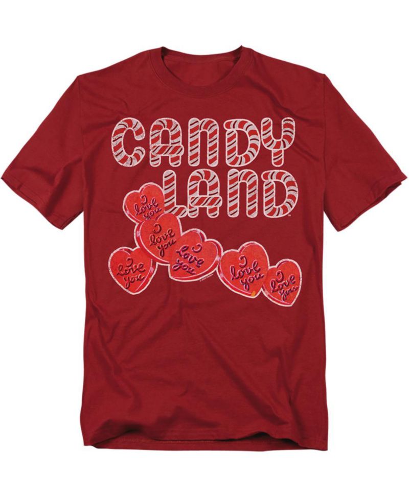 Big & Tall Candy Land Candy Hearts Say I Love You T Shirt