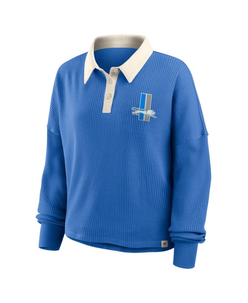 Women's Detroit Lions Oversized Thermal Long-Sleeve Shirt