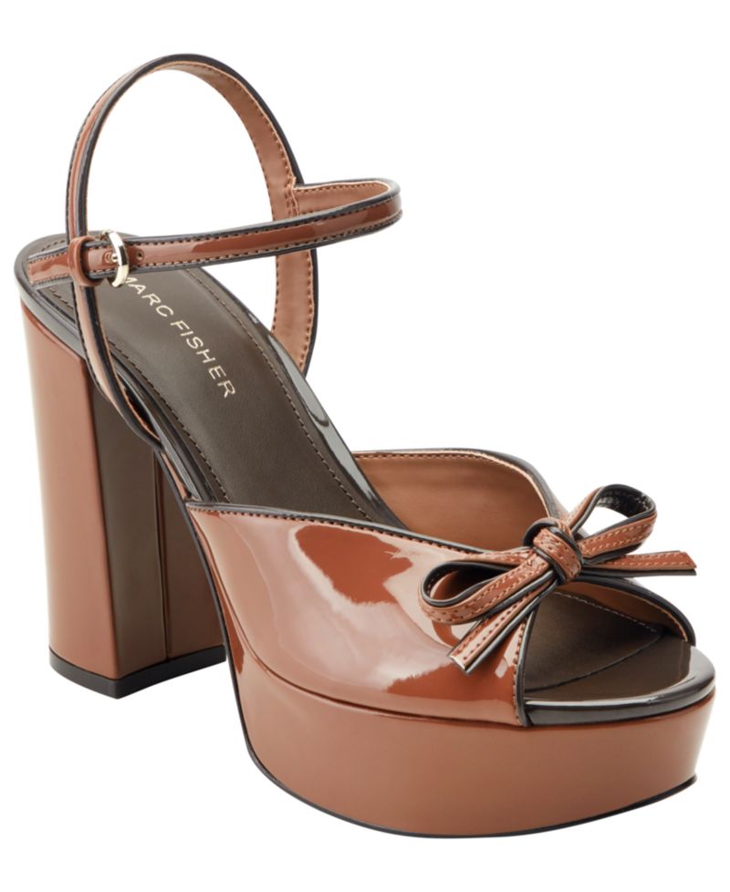 Women's Dera Peep Toe Platform High Block Heel Sandals