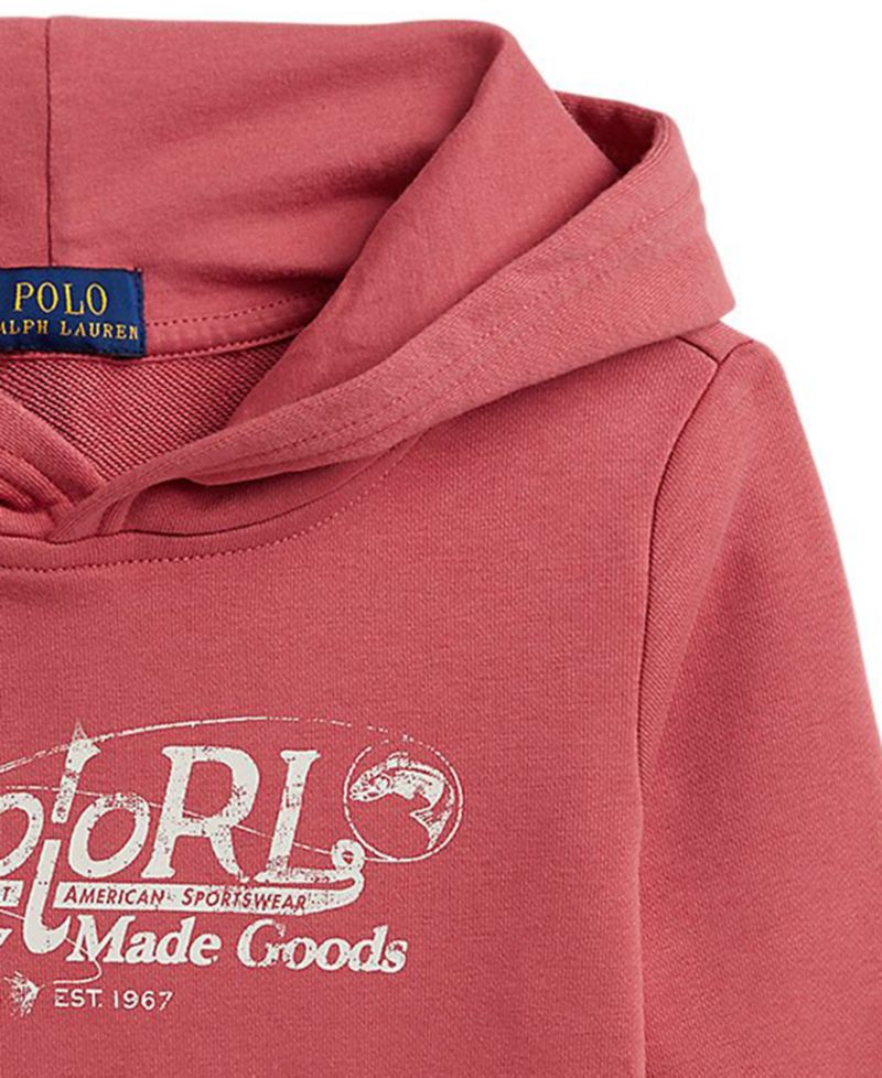Boys' 2-7 Logo French Terry Long-Sleeve Hoodie