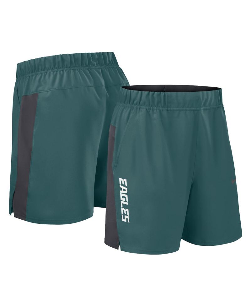 Men's Midnight Green Philadelphia Eagles Woven Victory Performance Shorts