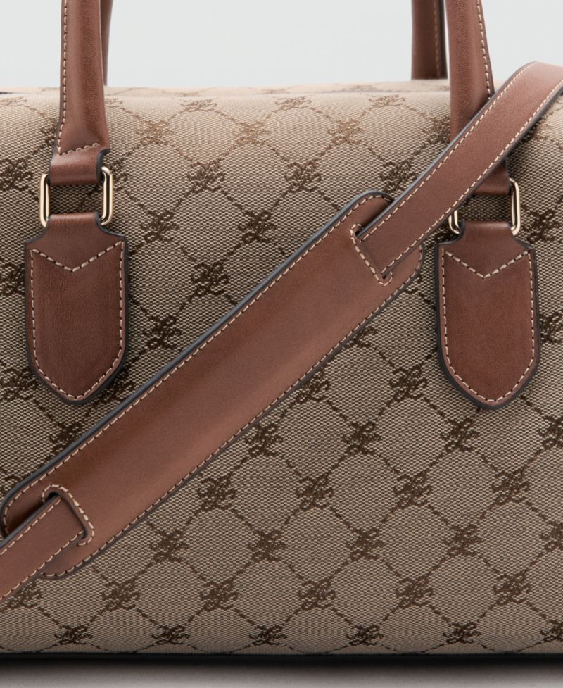 Women's Logo Jacquard Bowling Bag