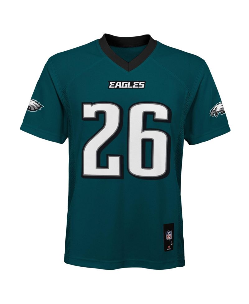 Big Boys and Girls Saquon Barkley Midnight Green Philadelphia Eagles Team Replica Jersey
