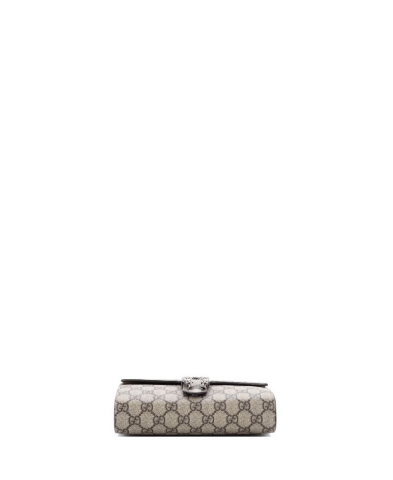 Small Dionysus Chain Wallet GG Coated Canvas