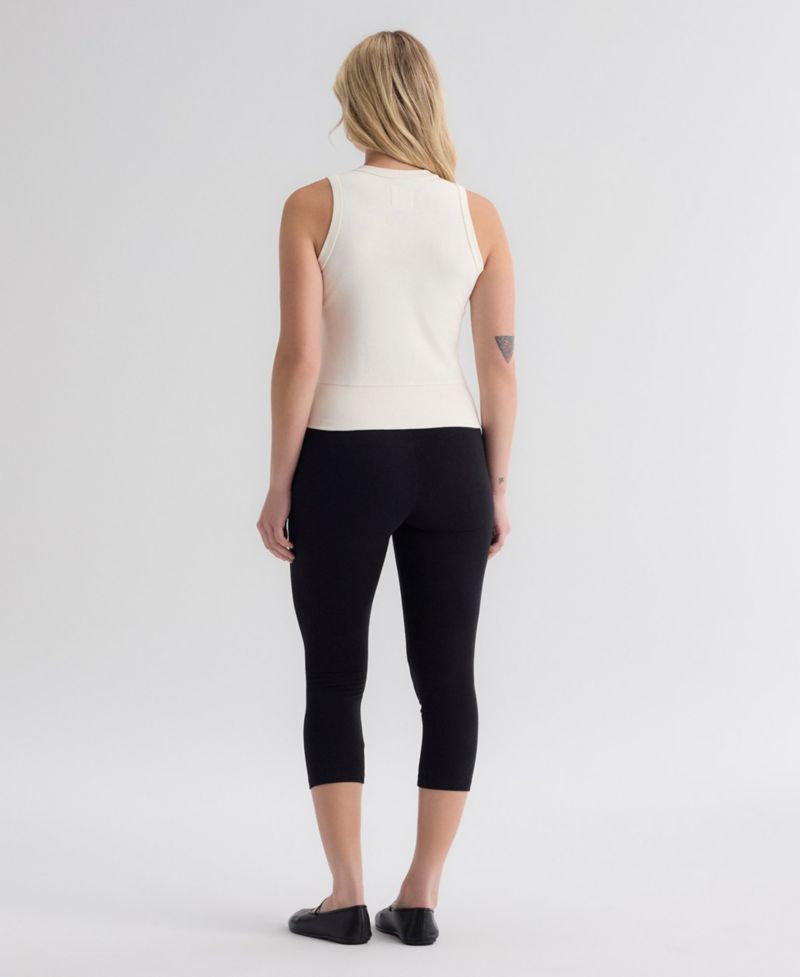 Women's New York Yankees Iconic Cropped-Ribbed Cotton Tank Top