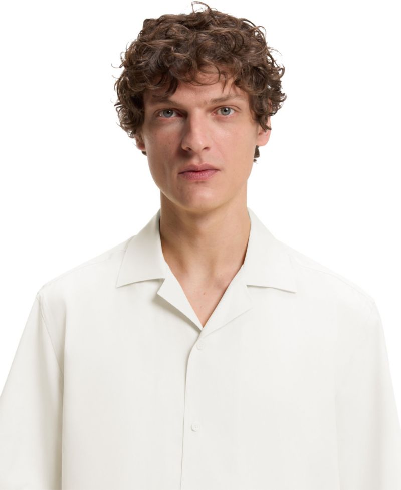 BECKHAM x BOSS Men's Relaxed-Fit Short-Sleeve Shirt