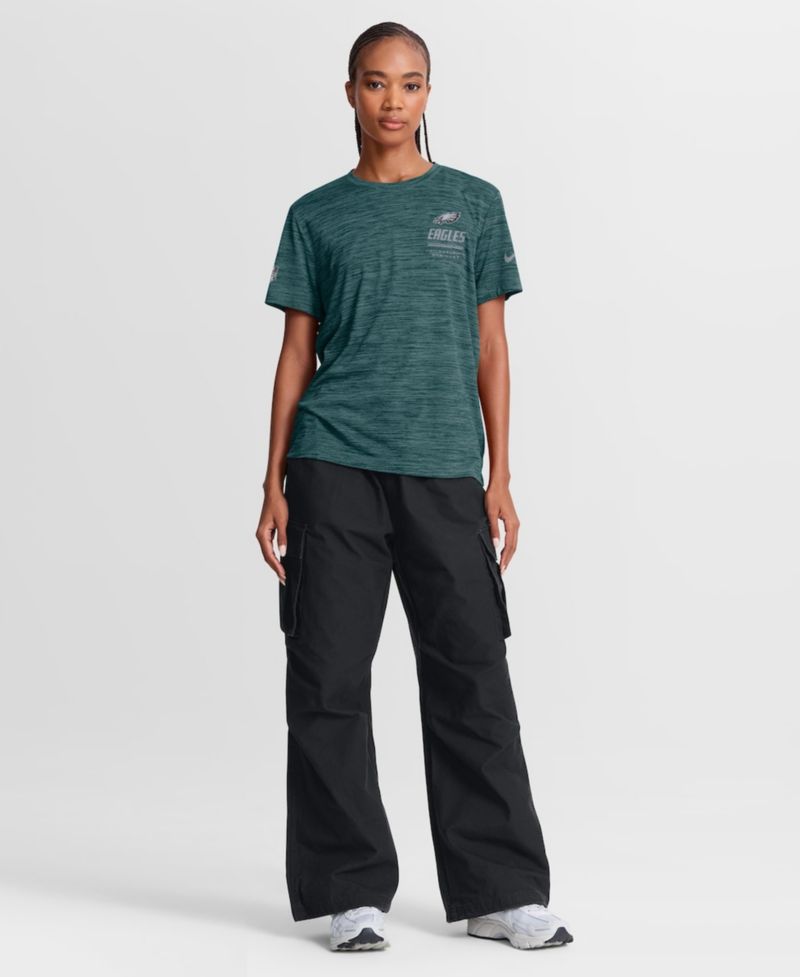 Women's Midnight Green Philadelphia Eagles Sideline Velocity Dri-FIT T-Shirt