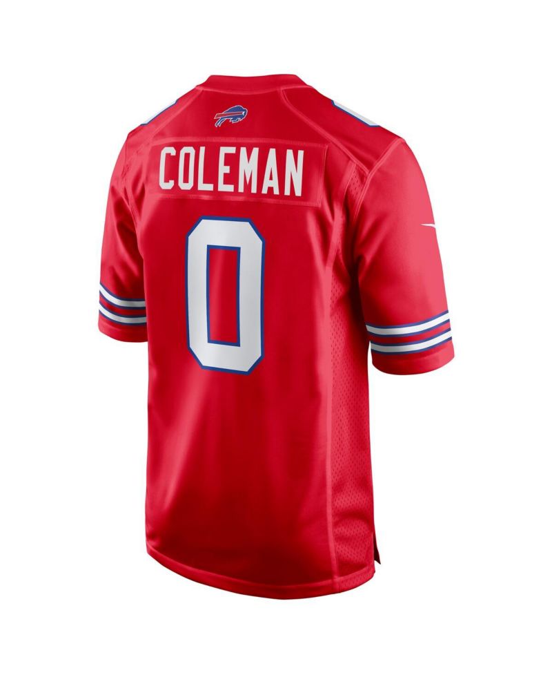 Men's Keon Coleman Red Buffalo Bills Alternate Game Jersey