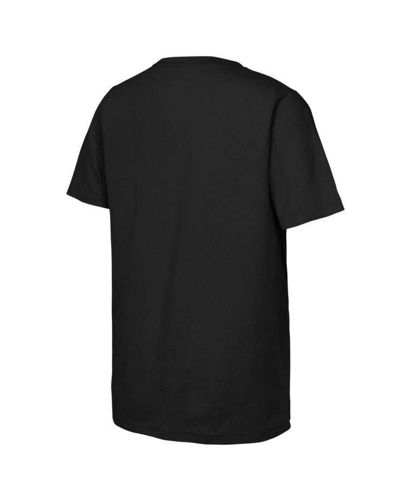 Big Boys and Girls Black Utah Mammoth Primary Logo T-Shirt