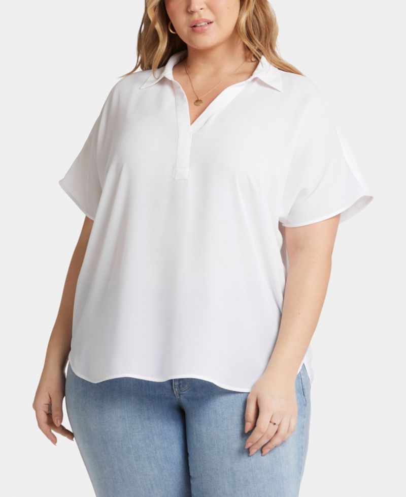 Plus Size Becky Short-Sleeve Top