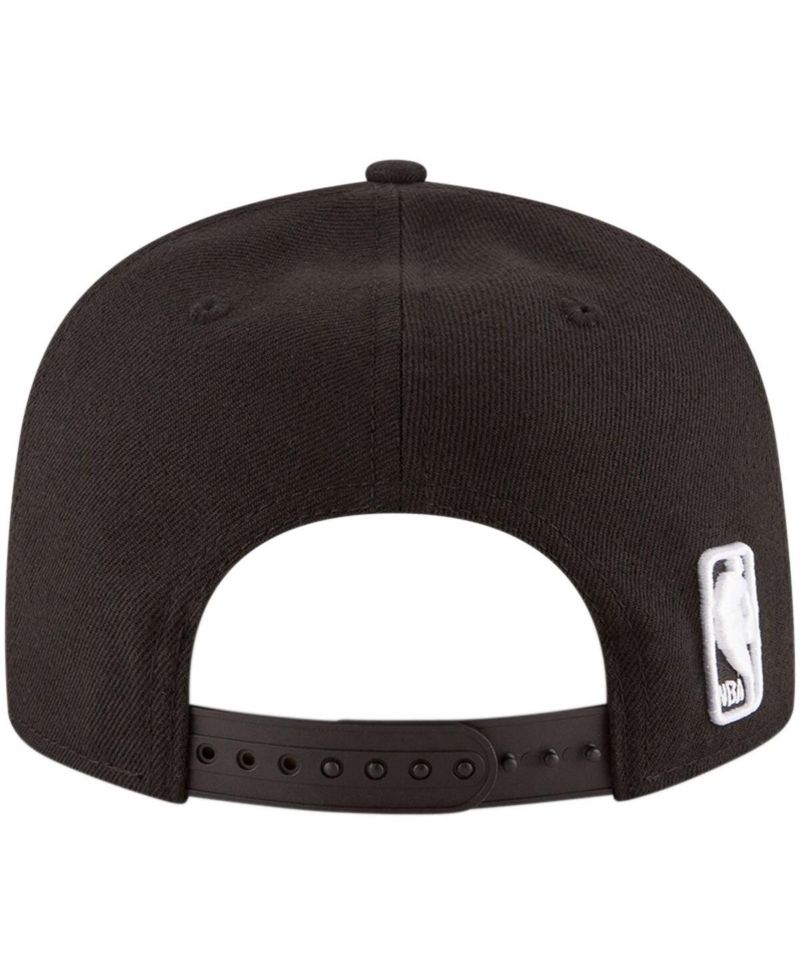 Men's Black New York Knicks Official Team Color 9FIFTY Snapback Hat