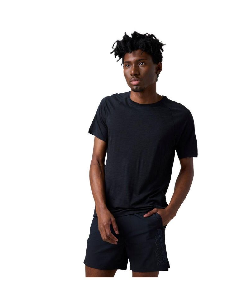 Men's Wasatch Adventure RWS Merino Lt-Wt Tech Tee Performance Shirts Short Sleeve