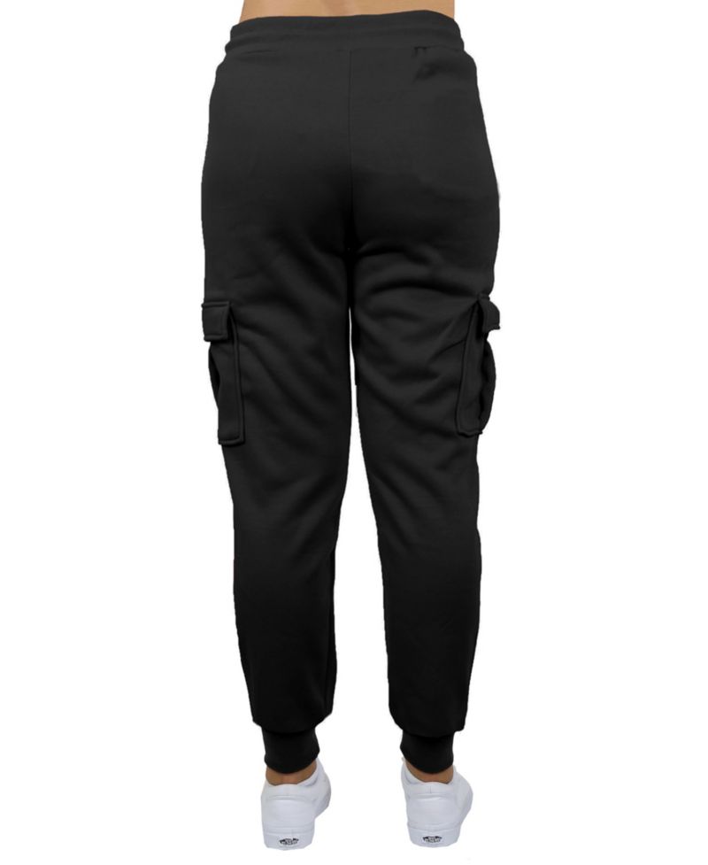Women's Heavyweight Loose Fit Fleece-Lined Cargo Jogger Pants