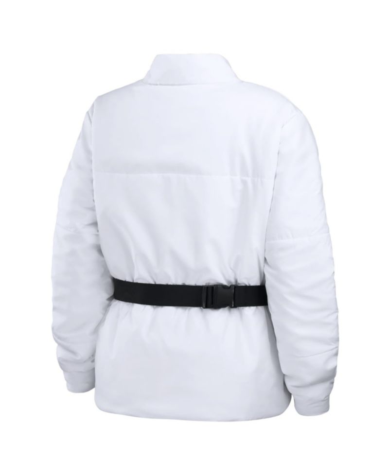 Women's White New Orleans Saints Packaway Full-Zip Puffer Jacket