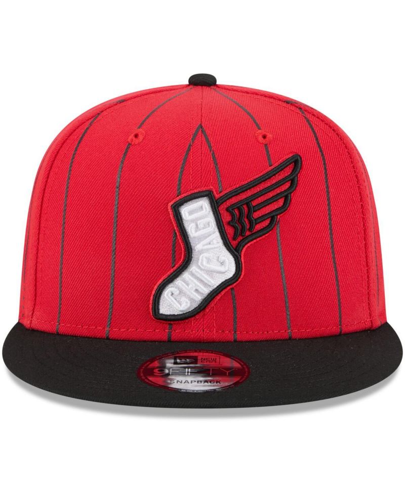 Men's Red/Black Chicago White Sox 2025 City Connect 9FIFTY Snapback Hat