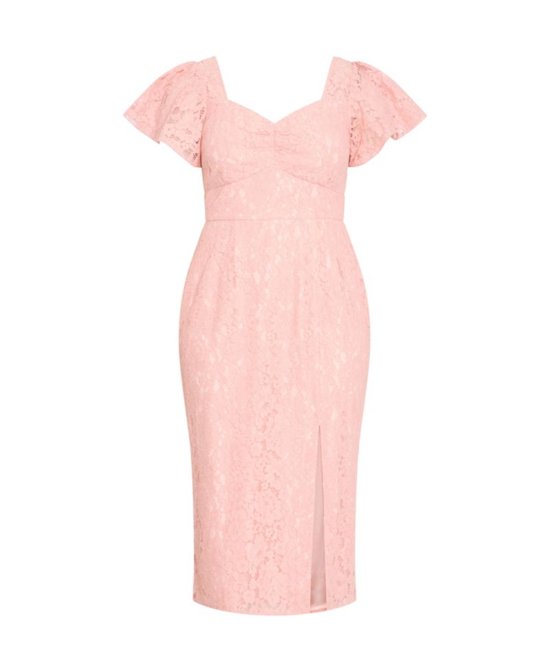 Plus Size Maisie Lace Midi Dress