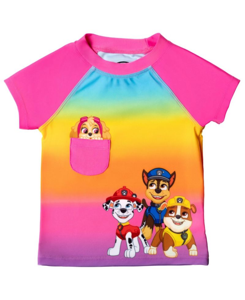 Toddler Girls One Piece Bathing Suit Rash Guard Tankini Top Bikini Bottom and Skort 5 Swimsuit Set