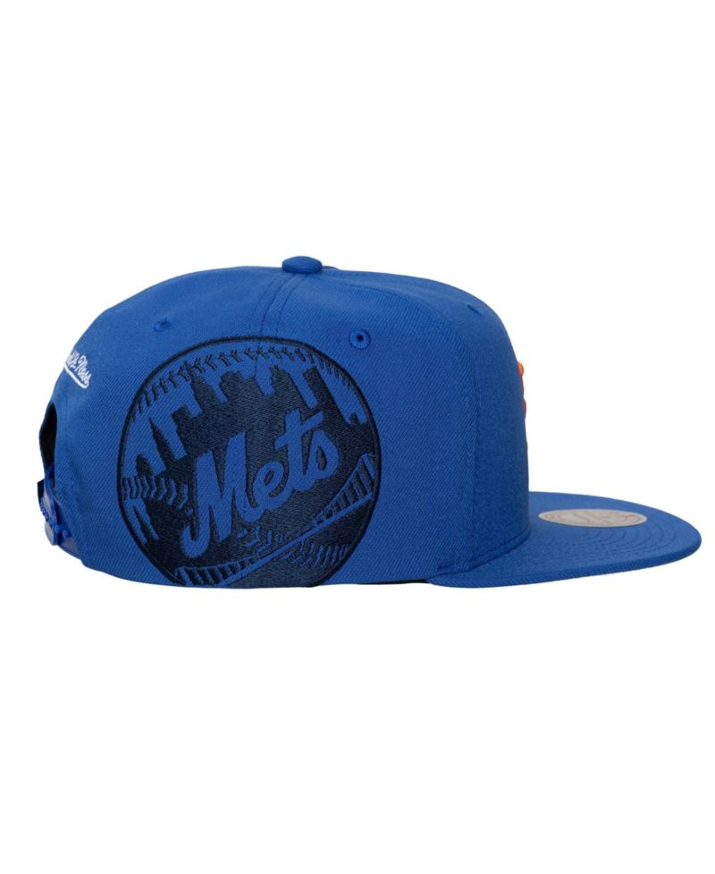 Men's Royal New York Mets Side Logo Snapback Hat