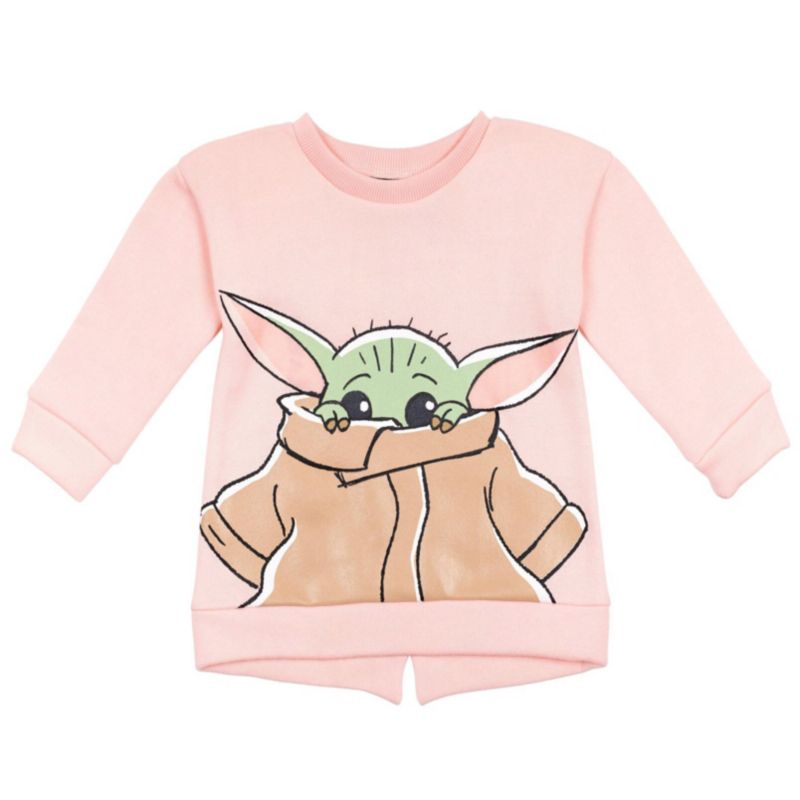 Toddler Girls Mandalorian The 2T-5T Fleece Pullover Sweatshirt and Pants Set