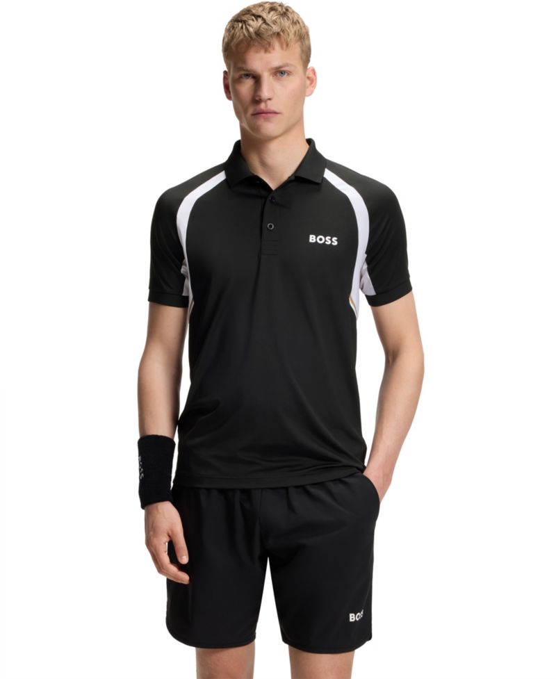 BOSS by Men's Active Quick-Dry Stretch Slim-Fit Polo Shirt