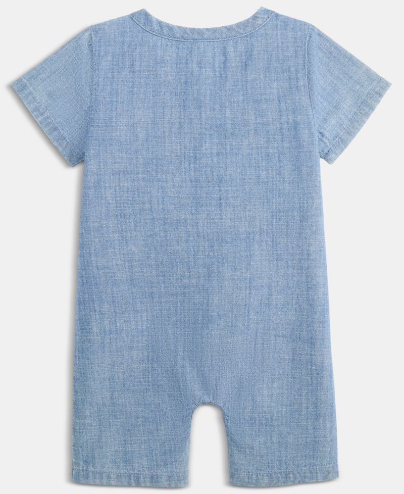 Baby Boys' Chambray Romper