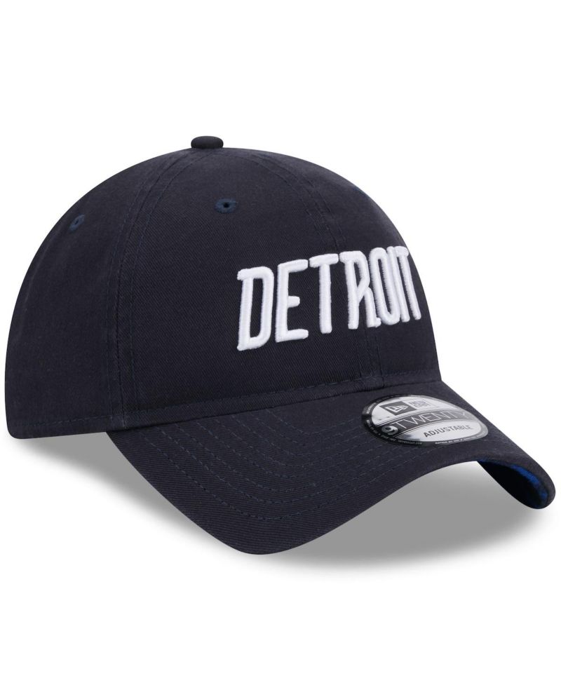Men's Navy Detroit Tigers 2024 City Connect 9TWENTY Adjustable Hat