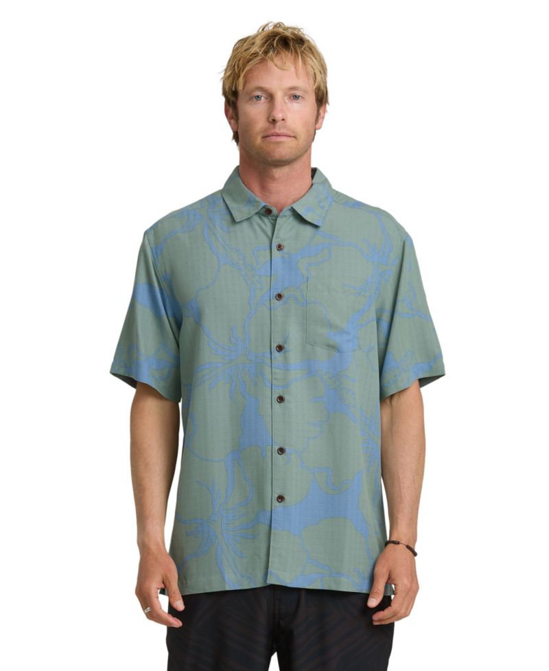 Quiksilver Men's Bay Breeze Short-Sleeve Shirt