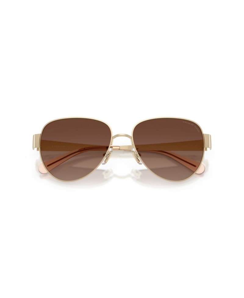 Women's Pilot Polarized Sunglasses, CDP37 HC7186