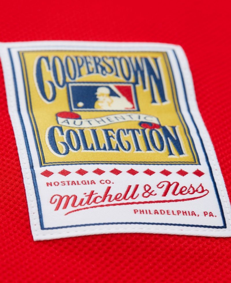 Men's Ryan Howard Red Philadelphia Phillies Big & Tall Cooperstown Mesh Batting Practice Jersey